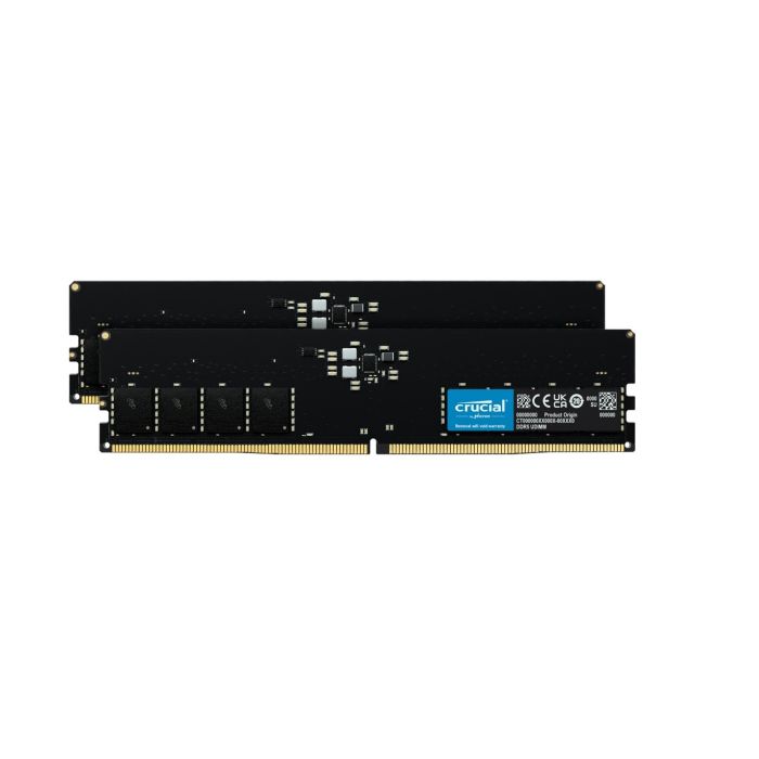 Crucial 32GB Kit (2x16GB) DDR5-4800 UDIMM PC5-38400 CL40, 1.1V
