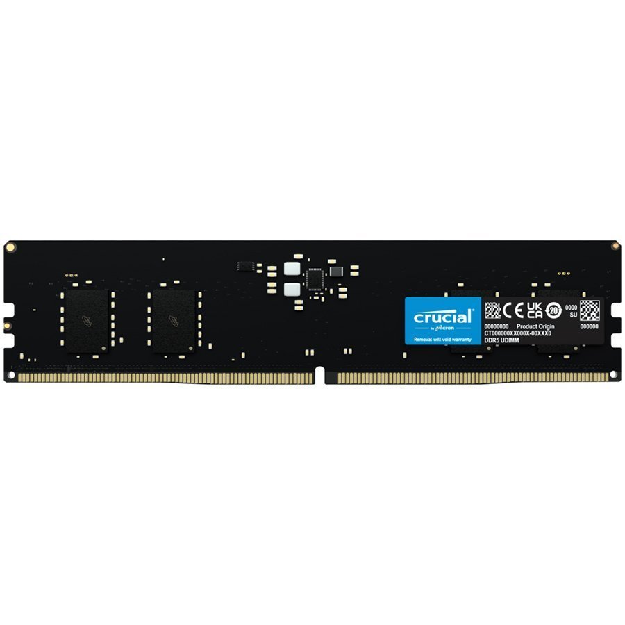 Crucial 16GB DDR5-5600 UDIMM CL46 (16Gbit) pomnilnik