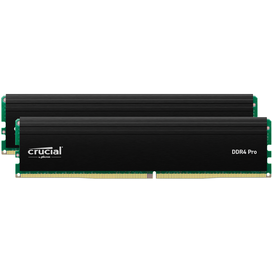 Crucial Pro 32GB Kit (2x16GB) DDR4-3200 UDIMM CL22 (8Gbit/16Gbit) pomnilnik