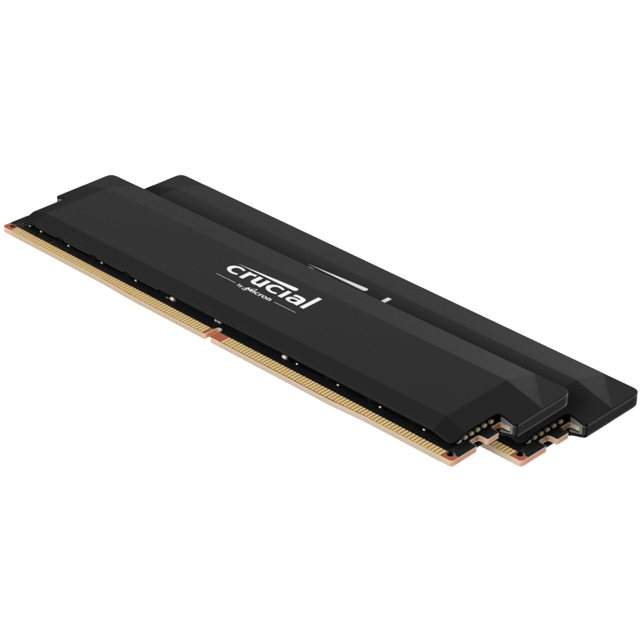 Crucial Pro Overclocking 32GB Kit (2x16GB) DDR5-6000 UDIMM CL36 (16Gbit) pomnilnik
