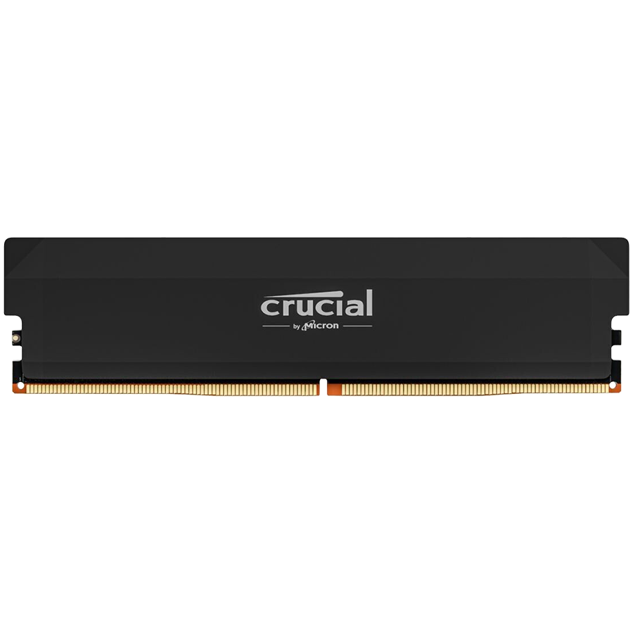 Crucial Pro Overclocking 16GB DDR5-6400 UDIMM CL38 črn pomnilnik