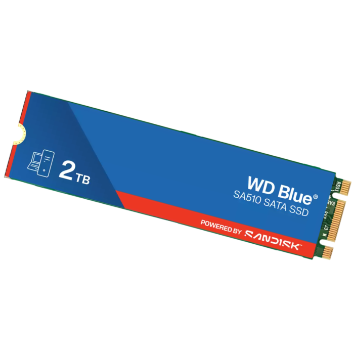 SanDisk 2TB WD Blue SA510 M.2 2280 SATA 6Gb/s SSD disk