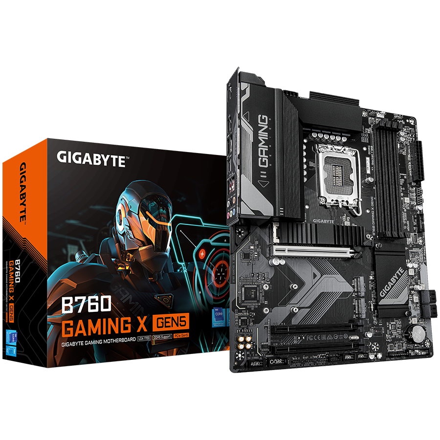 GIGABYTE B760 GAMING X GEN5 LGA1700 ATX osnovna plošča - Intel B760, 4xDDR5, 3xM.2, 4xSATA, 2.5Gb LAN, 1xDP, 1xHDMI