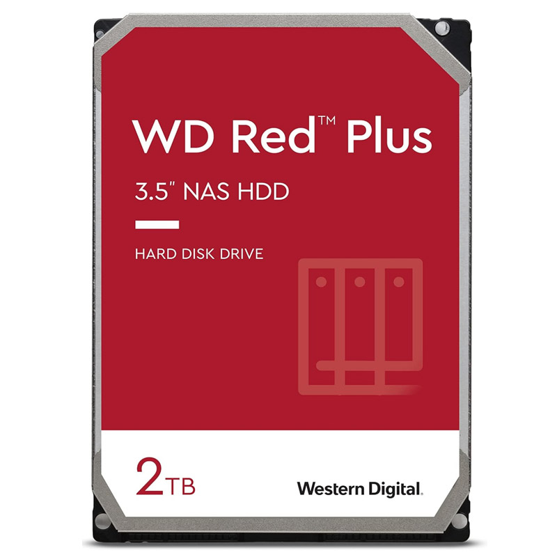 WD Red Plus 2TB SATA3 3,5" 64MB WD20EFPX NAS trdi disk