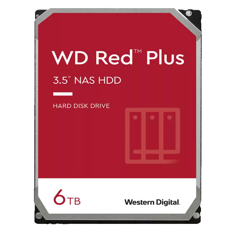 WD Red Plus 6TB 3,5" SATA3 256MB WD60EFPX NAS trdi disk