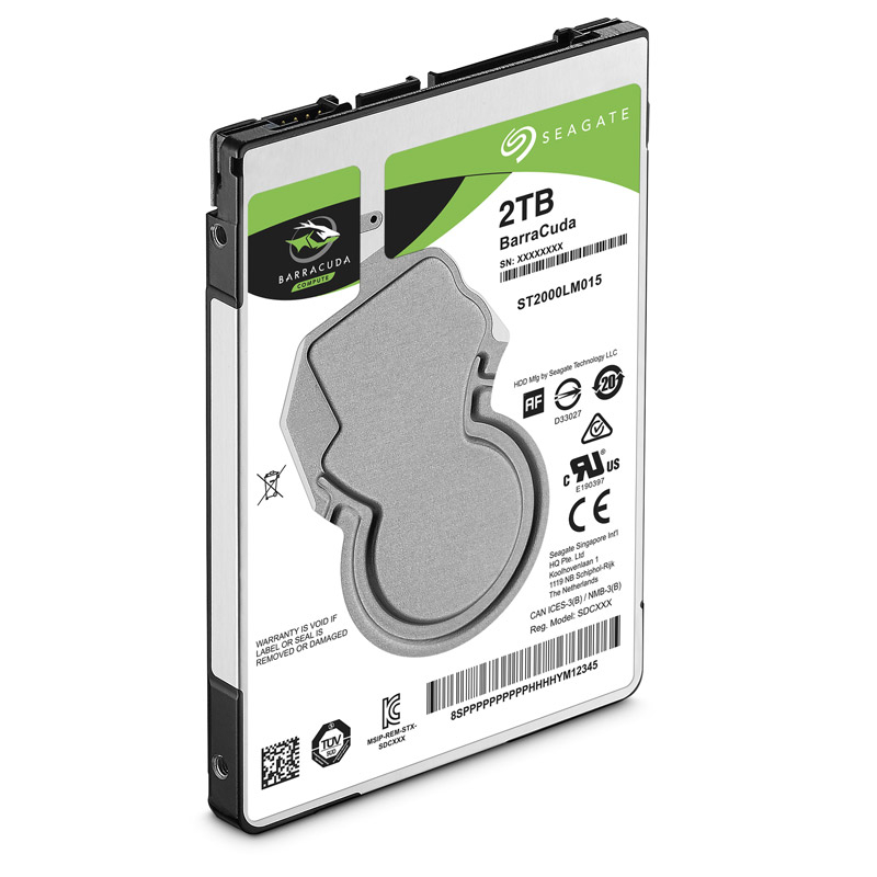 SEAGATE BarraCuda 2TB 2,5" SATA3 128MB 7mm 5400obr/min ST2000LM015 trdi disk