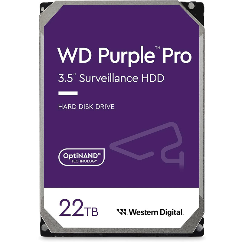 WD PURPLE PRO 22TB 3,5" SATA3 512MB 7200rpm WD221PURP trdi disk