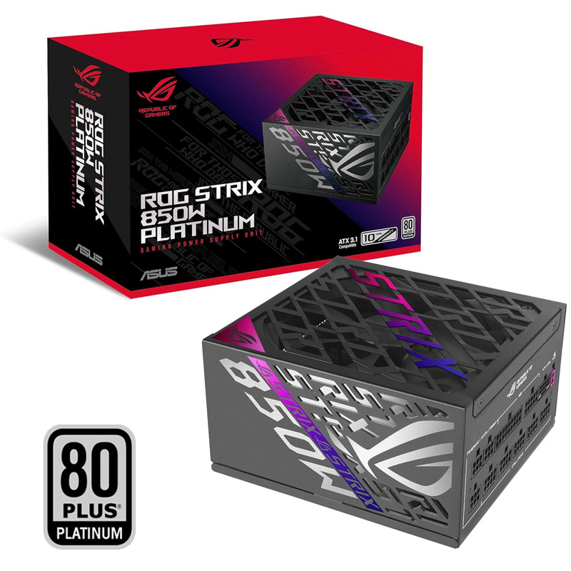 ASUS ROG STRIX 850W 80Plus Platinum modularni ATX napajalnik