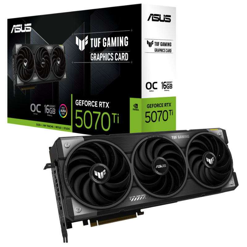 ASUS TUF Gaming GeForce RTX 5070 Ti OC 16G GDDR7 TUF-RTX5070TI-O16G-GAMING grafična kartica