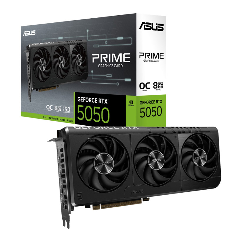 ASUS Prime GeForce RTX 5050 OC 8GB GDDR6 PRIME-RTX5050-O8G grafična kartica