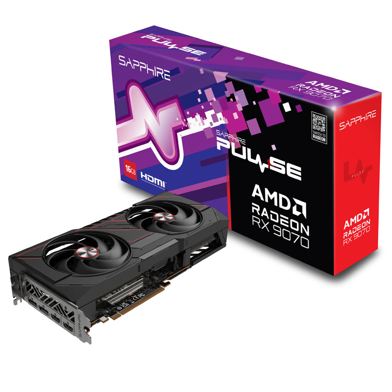 SAPPHIRE PULSE Gaming Radeon RX 9070 16GB GDDR6 OC gaming kartica