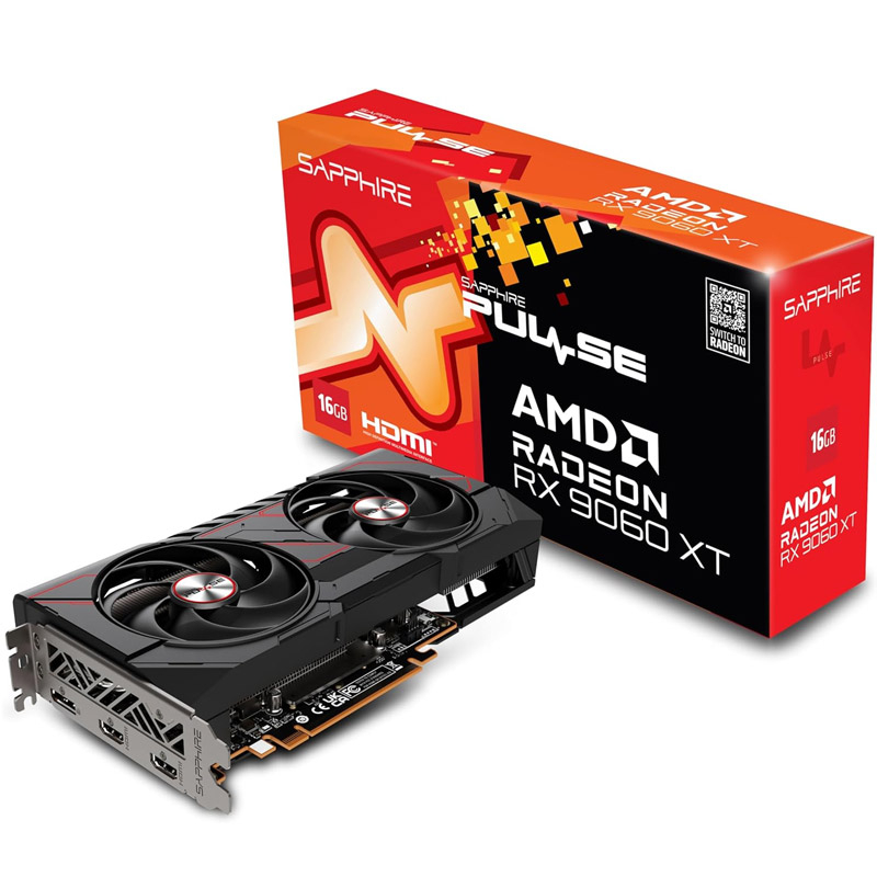 SAPPHIRE PURE Gaming Radeon RX 9060 XT 8GB GDDR6 ARGB grafična kartica
