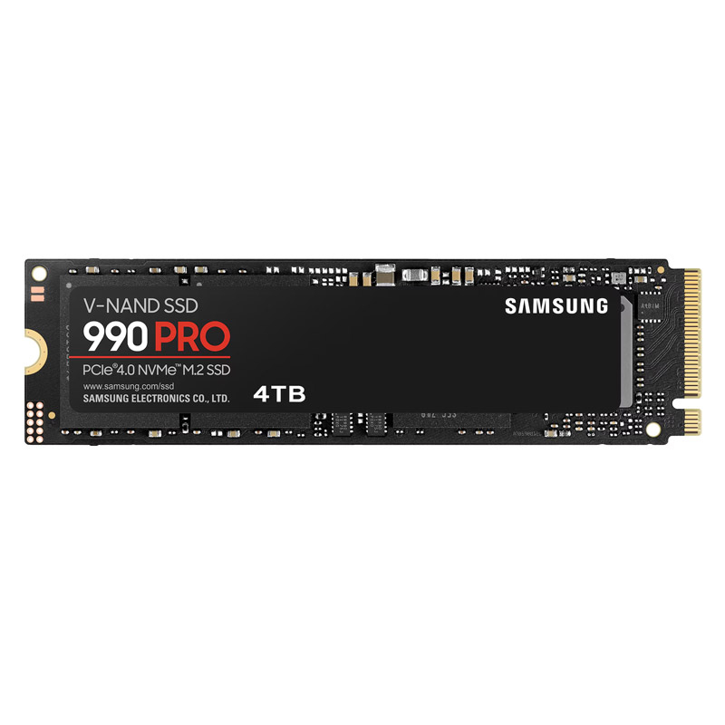 SAMSUNG 990 PRO 4TB M.2 PCIe 4.0 NVMe MZ-V9P4T0BW SSD