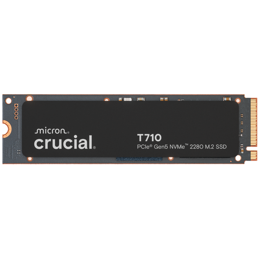 Crucial T710 2TB PCIe Gen5 NVMe M.2 2280 SSD disk