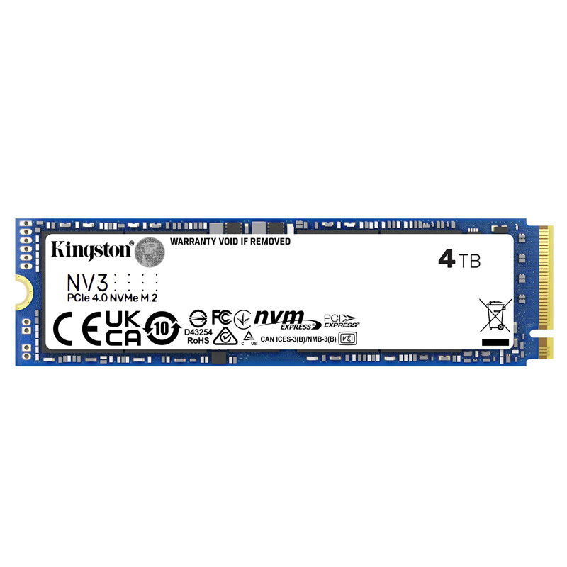 KINGSTON NV3 4TB M.2 PCIe 4.0 NVMe SNV3S/4000G SSD