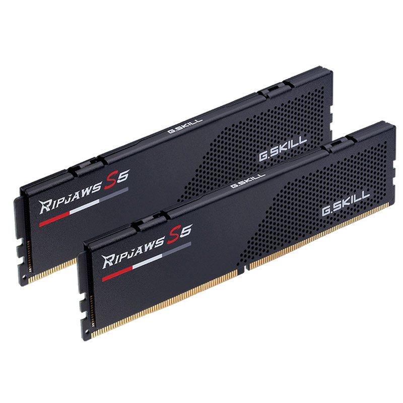 G.SKILL Ripjaws S5 64GB (2x32GB) 6000MT/s DDR5 CL30 XMP F5-6000J3040G32GX2-RS5K črni ram pomnilnik