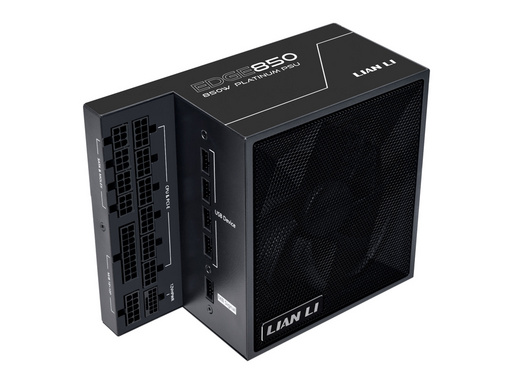 Napajalnik ATX Lian Li EDGE 850W, 80 PLUS Platinum, 12VHPWR, Modularni, črn