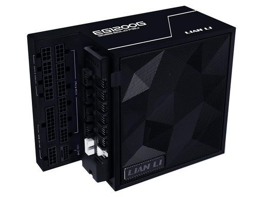 Napajalnik ATX Lian Li EDGE 1200W, 80 PLUS Gold, 12VHPWR, HUB, Modularni, črn
