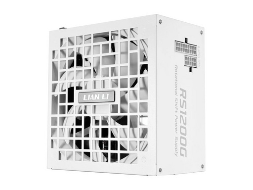 Napajalnik ATX Lian Li RS 1200W, 80 PLUS Gold, 12V-2×6, HUB, Modularen, bel