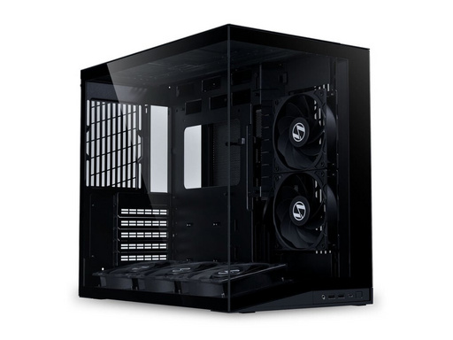 Računalniško ohišje Lian Li O11 Dynamic Mini V2 Flow, ATX, Midi-Tower, kaljeno steklo, črno