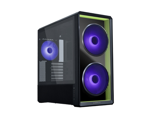 Računalniško ohišje Lian Li LANCOOL 217 INF, ATX, Midi-Tower, ARGB, Kaljeno steklo, črno