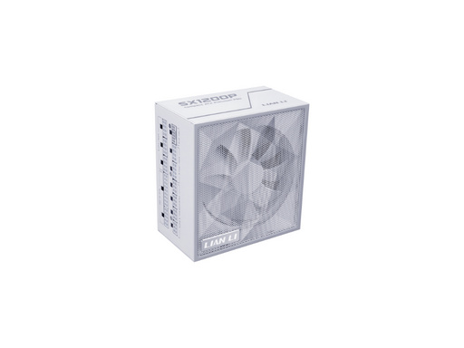 Napajalnik ATX Lian Li SX 1200W, 80PLUS Platinum, PCIe 5.1, ATX 3.1, Modularni, bel, SX1200P