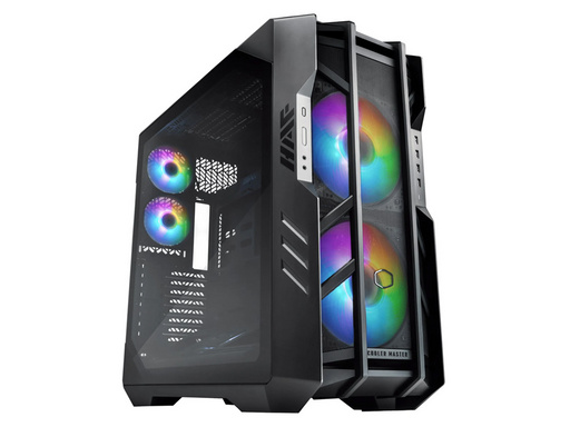 Računalniško ohišje Cooler Master HAF 700, ATX, Full Tower, ARGB, kaljeno steklo, sivo