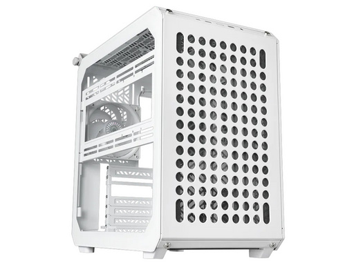 Računalniško ohišje Cooler Master Qube 500 Flatpack, ATX, Midi-Tower, kaljeno steklo, belo