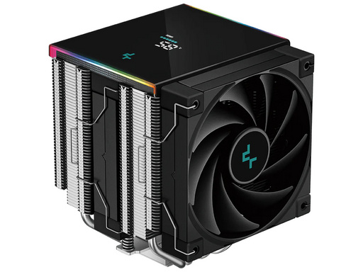 Hladilnik za procesor DeepCool AK620 DIGITAL SE, 2x120mm, ARGB, LCD, črn