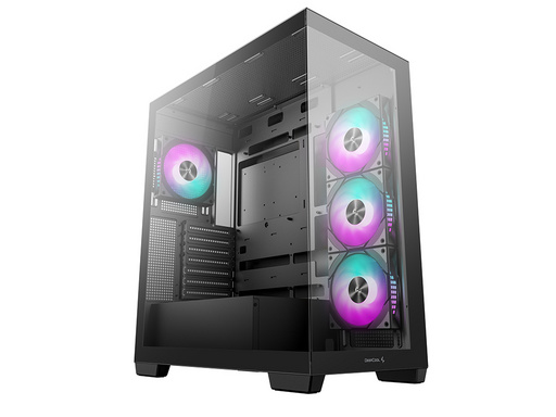 Računalniško ohišje DeepCool CG580 4F, ATX, Midi-Tower, kaljeno steklo, črno