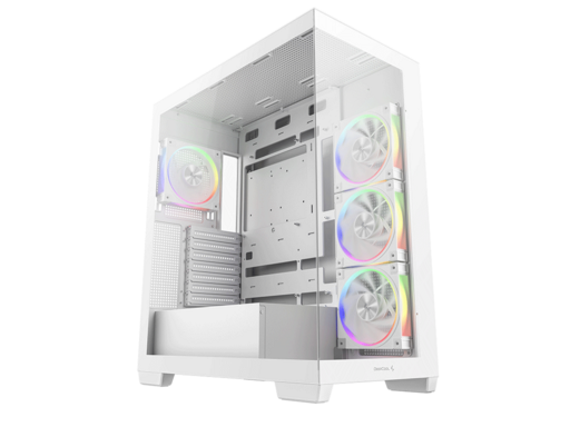 Računalniško ohišje DeepCool CG580 4F WH V2, ATX, Midi-Tower, Kaljeno steklo, belo