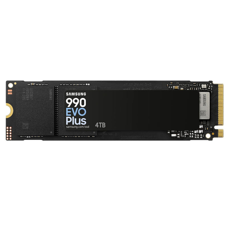 SSD 4TB M.2 80mm PCI-e 5.0 x2 NVMe, V-NAND, Samsung 990 EVO Plus (MZ-V9S4T0BW)