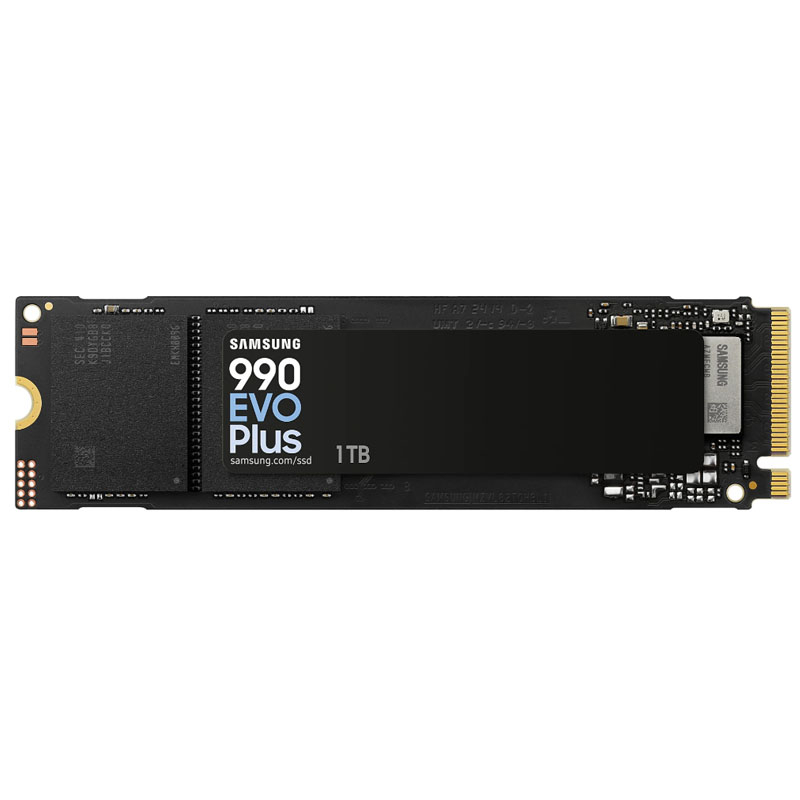 SSD 1TB M.2 80mm PCI-e 5.0 x2 NVMe, V-NAND, Samsung 990 EVO Plus (MZ-V9S1T0BW)