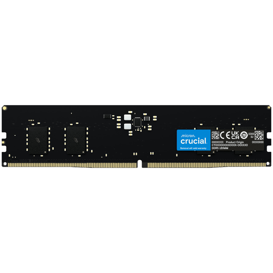 Crucial 32GB DDR5-5600 UDIMM CL46 (16Gbit) pomnilnik (tray)