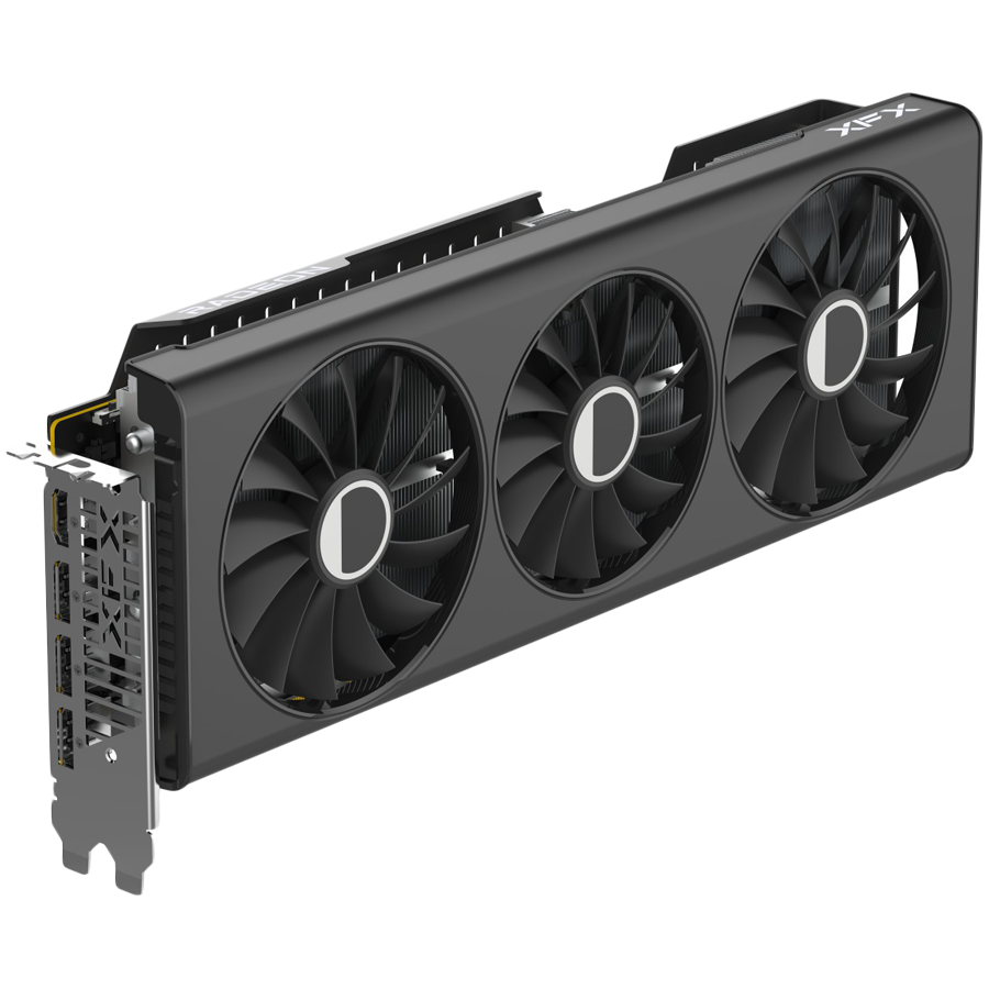 XFX SPEEDSTER QICK319 AMD Radeon RX 7700 XT Black Edition Gaming 12GB GDDR6 grafična kartica, PCIe 4.0, 1xHDMI 2.1, 3xDisplayPort 2.1