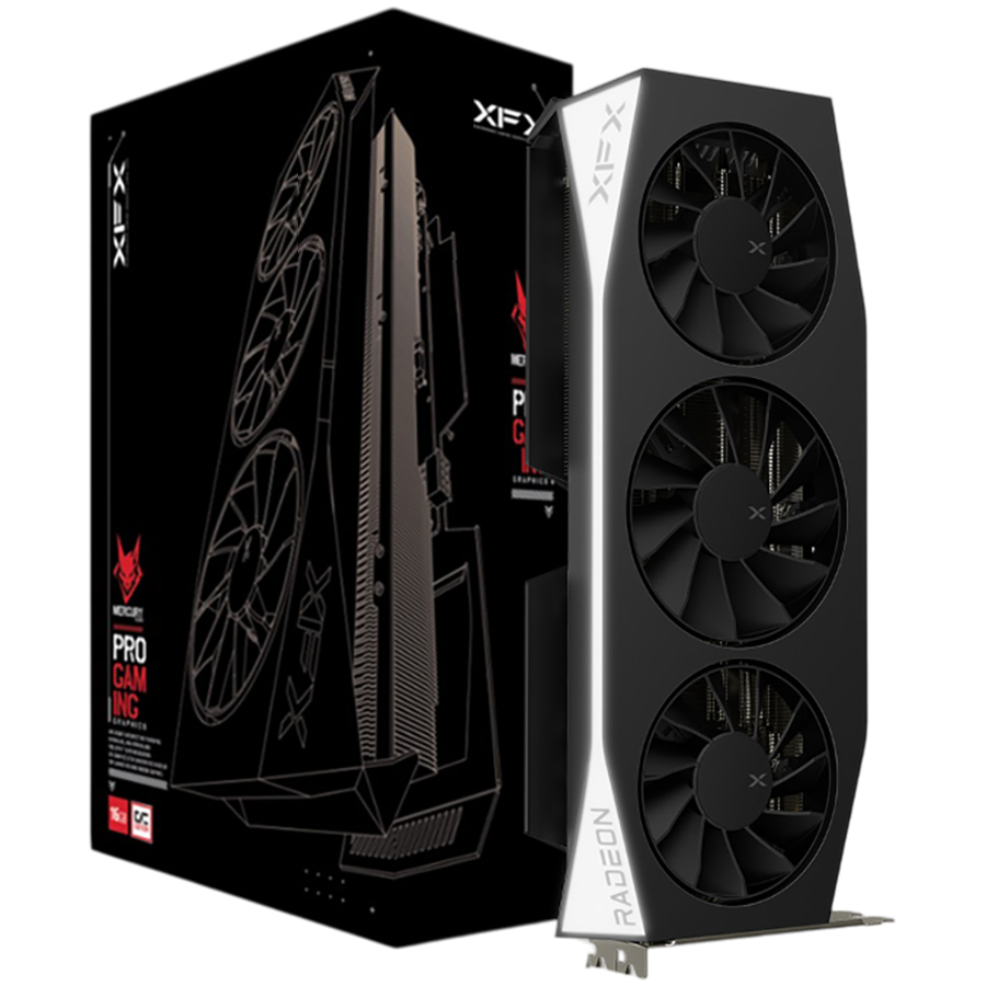 XFX Mercury AMD Radeon RX 9060 XT OC Gaming Edition 16GB GDDR6 grafična kartica, PCIe 5.0, 1xHDMI 2.1, 2xDisplayPort 2.1