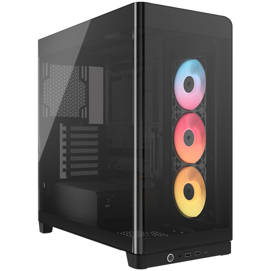 CORSAIR FRAME 4500X RS-R ARGB Panoramic Glass Mid-Tower, računalniško ohišje, črno