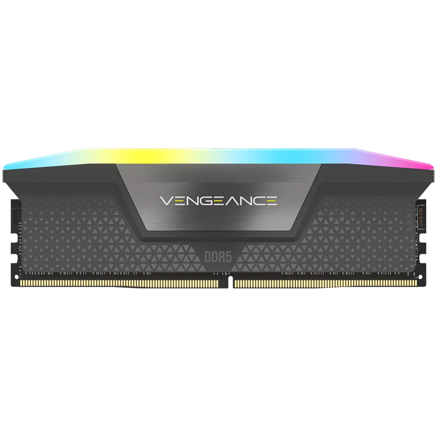 CORSAIR Vengeance RGB Grey DDR5 16GB (1x16GB) 6000MHz CL36 EXPO/XMP UDIMM pomnilnik
