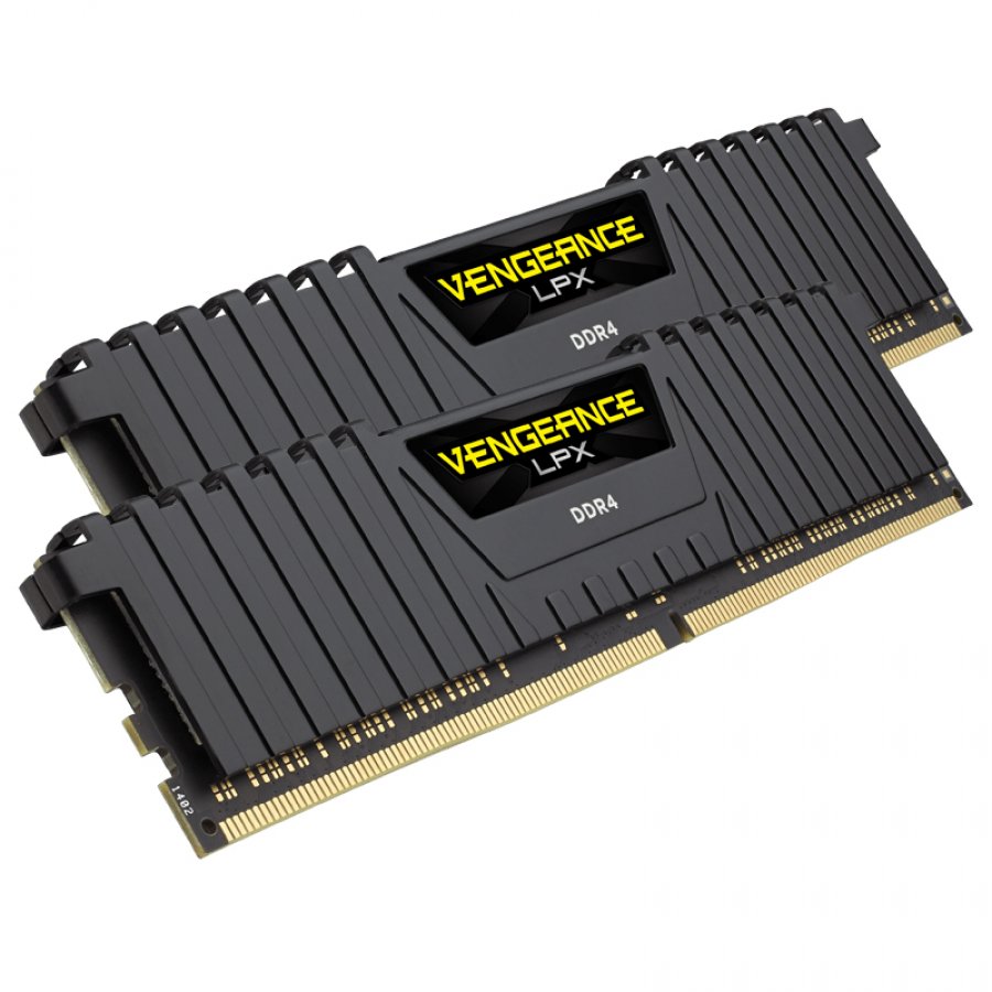 CORSAIR Vengeance LPX Black DDR4 16GB (2x8GB) 3200Mhz CL16 XMP 2.0 UDIMM pomnilnik