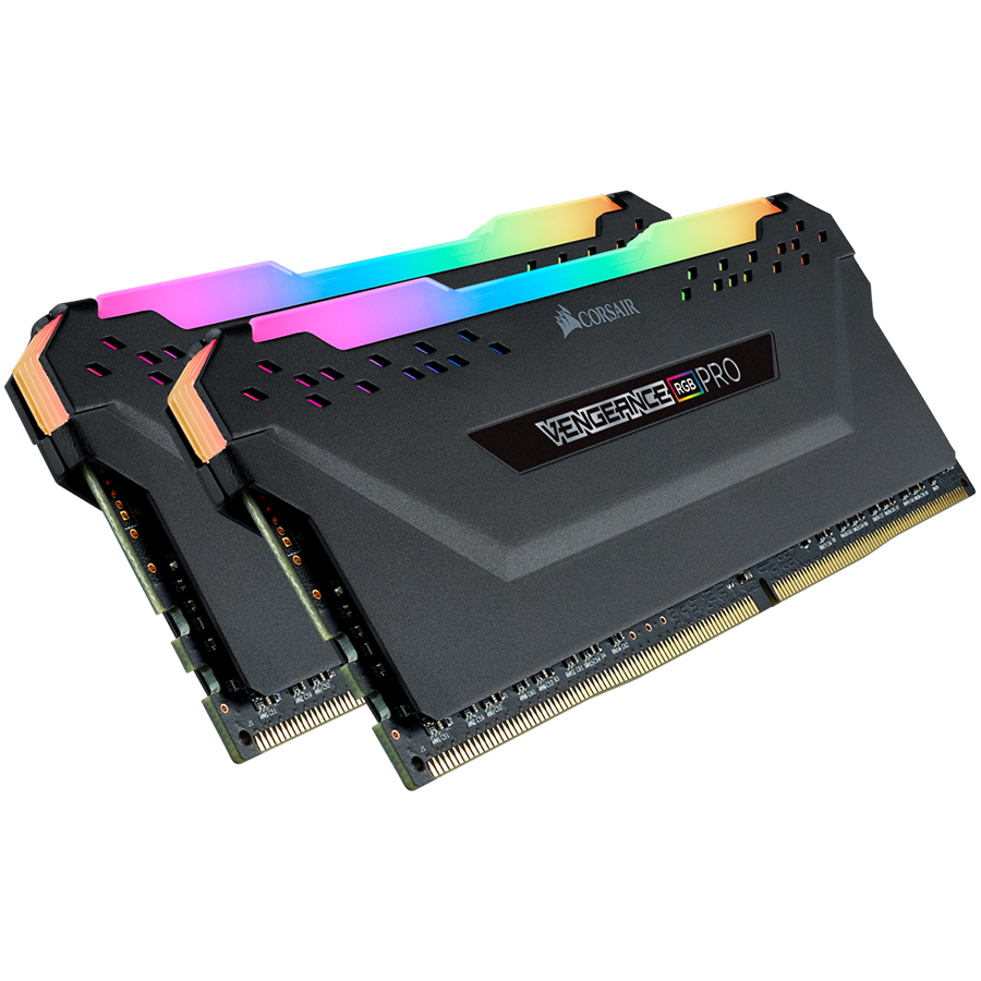 CORSAIR Vengeance RGB PRO DDR4 16GB (2x8GB) 3200MHz CL16 XMP 2.0 UDIMM pomnilnik