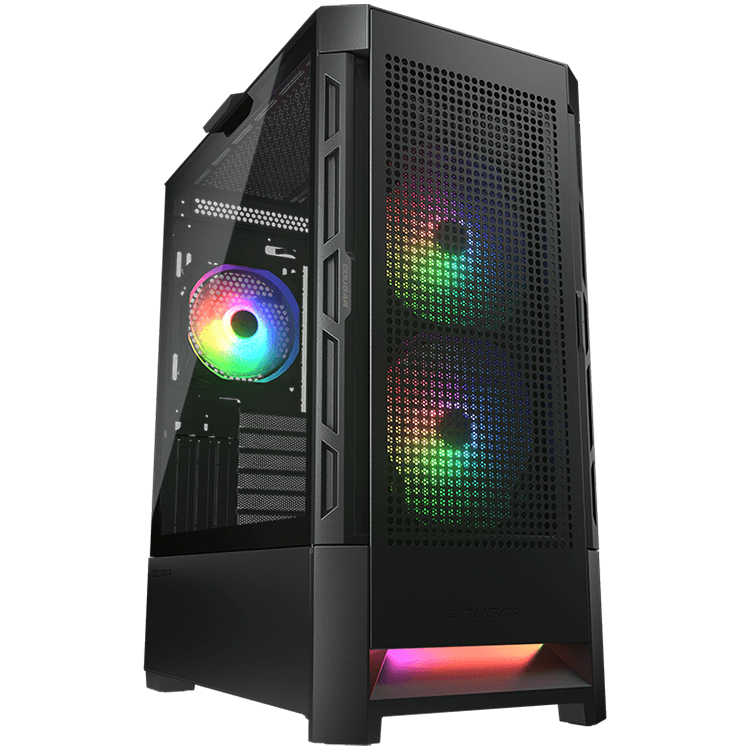 COUGAR DUOFACE RGB - ohišje za računalnik, Mid Tower, črno