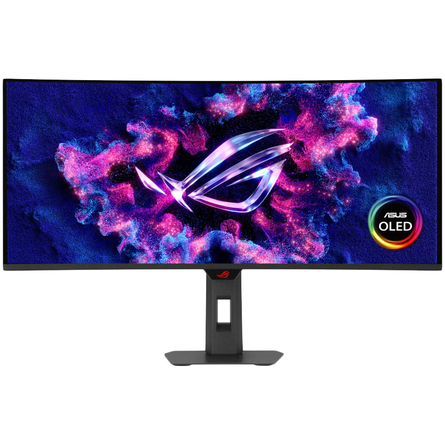 ASUS ROG Strix OLED XG34WCDG ukrivljen gaming monitor - 86.4cm (34"), UWQHD (3440 x 1440), QD-OLED, 1800R, 175Hz, 0.03ms (GTG), G-SYNC kompatibilen, HDR400, 99.3% DCI-P3