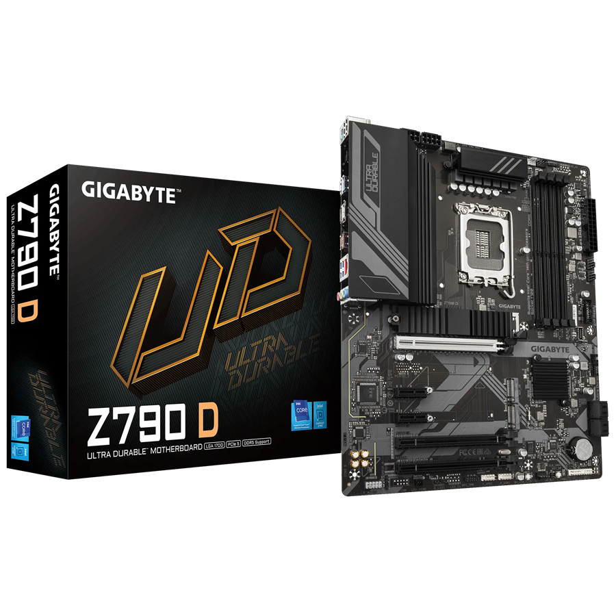 GIGABYTE Z790 D LGA1700 ATX osnovna plošča - Intel Z790, 4xDDR5, 3xM.2, 4xSATA, 2.5Gb LAN, 1xDP, 1xHDMI