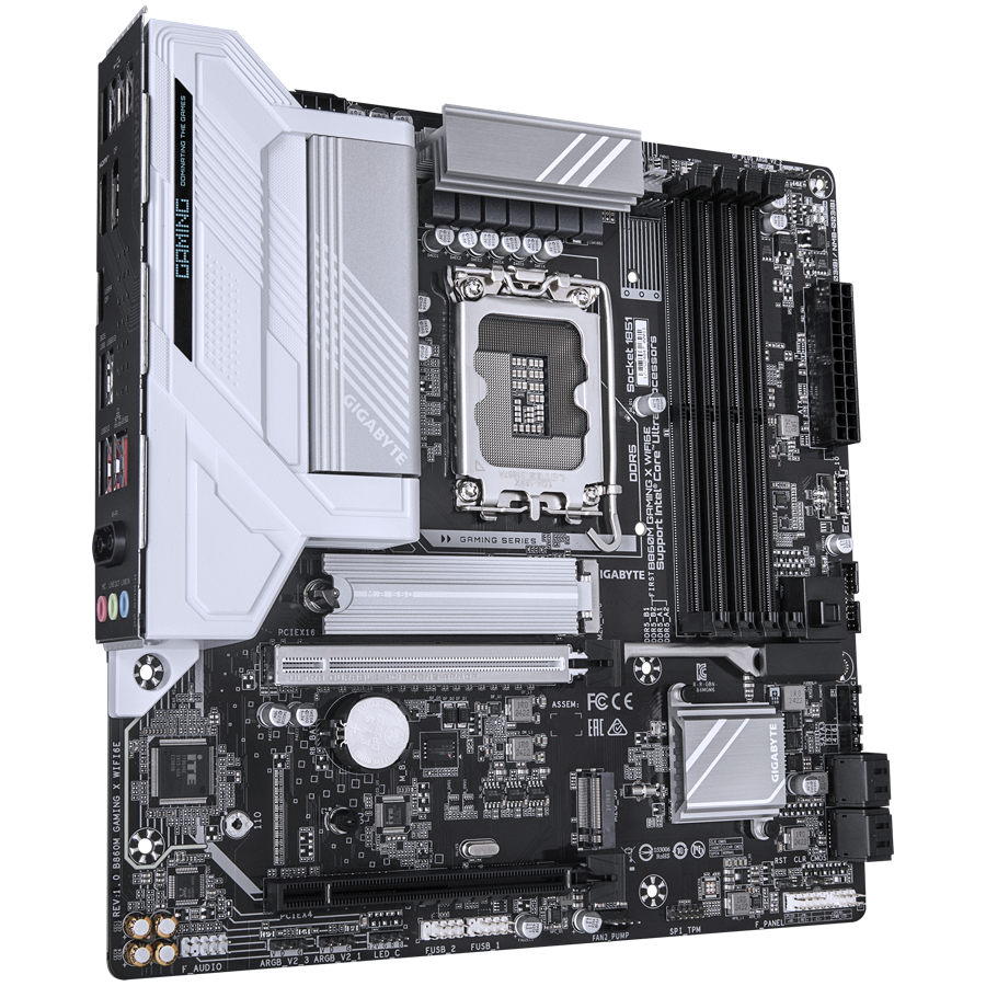 GIGABYTE B860M GAMING X WIFI6E LGA1851 mATX osnovna plošča - Intel B860, 4xDDR5, 2xM.2, 4xSATA, 2.5Gb LAN, WiFi 6E, BT, 1xDP, 1xHDMI, 1xUSB4 Type-C