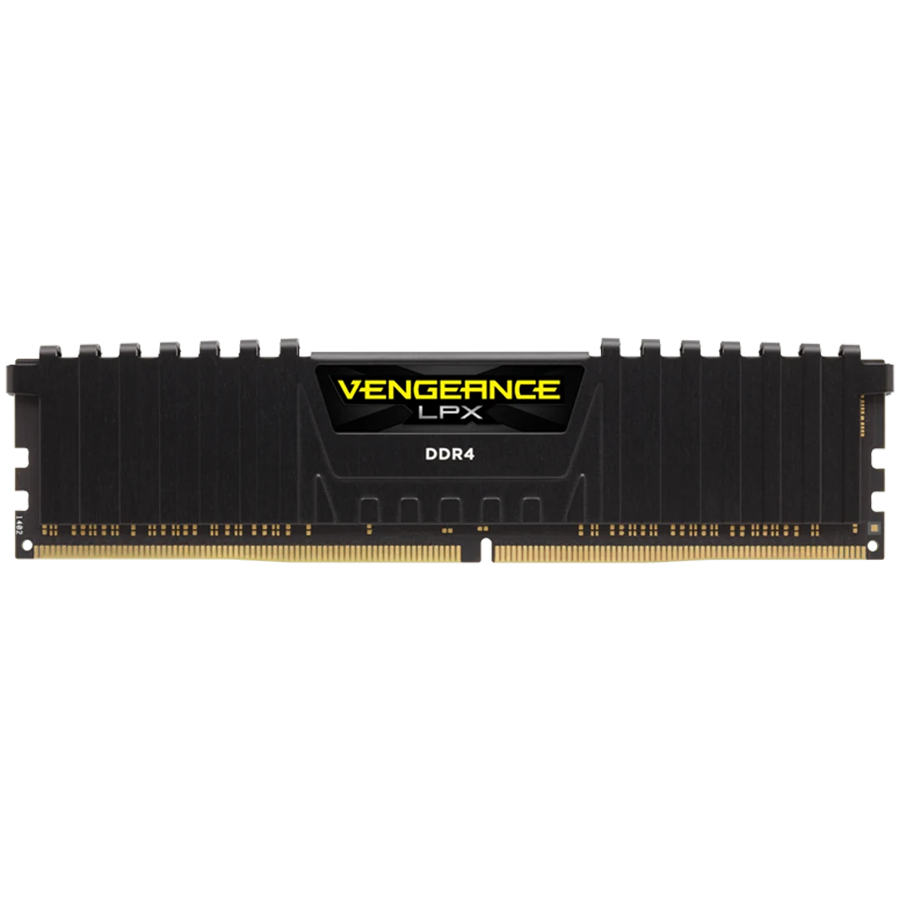 CORSAIR Vengeance LPX Black DDR4 16GB (1x16GB) 3200MHz CL16 XMP 2.0 UDIMM pomnilnik