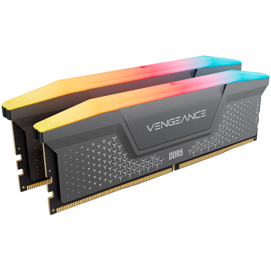 CORSAIR Vengeance RGB RS DDR5 32GB (2x16GB) 6000MHz CL36 EXPO/XMP UDIMM pomnilnik