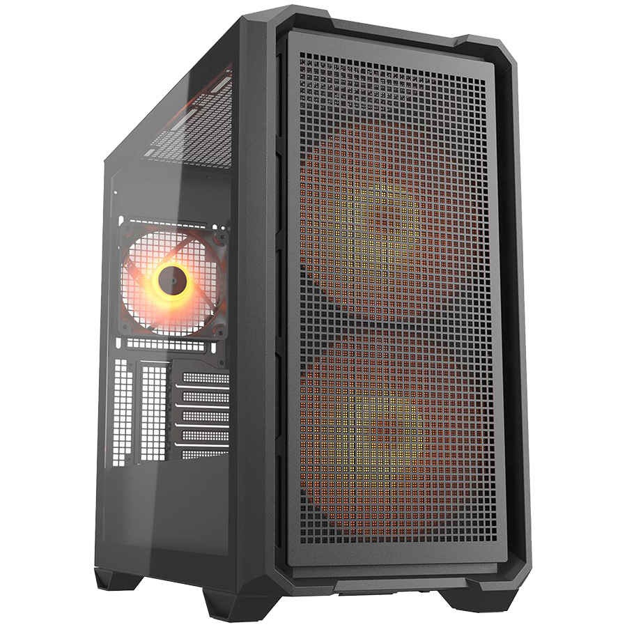 COUGAR MX600 Mini RGB PC Case, Mini Tower, Black
