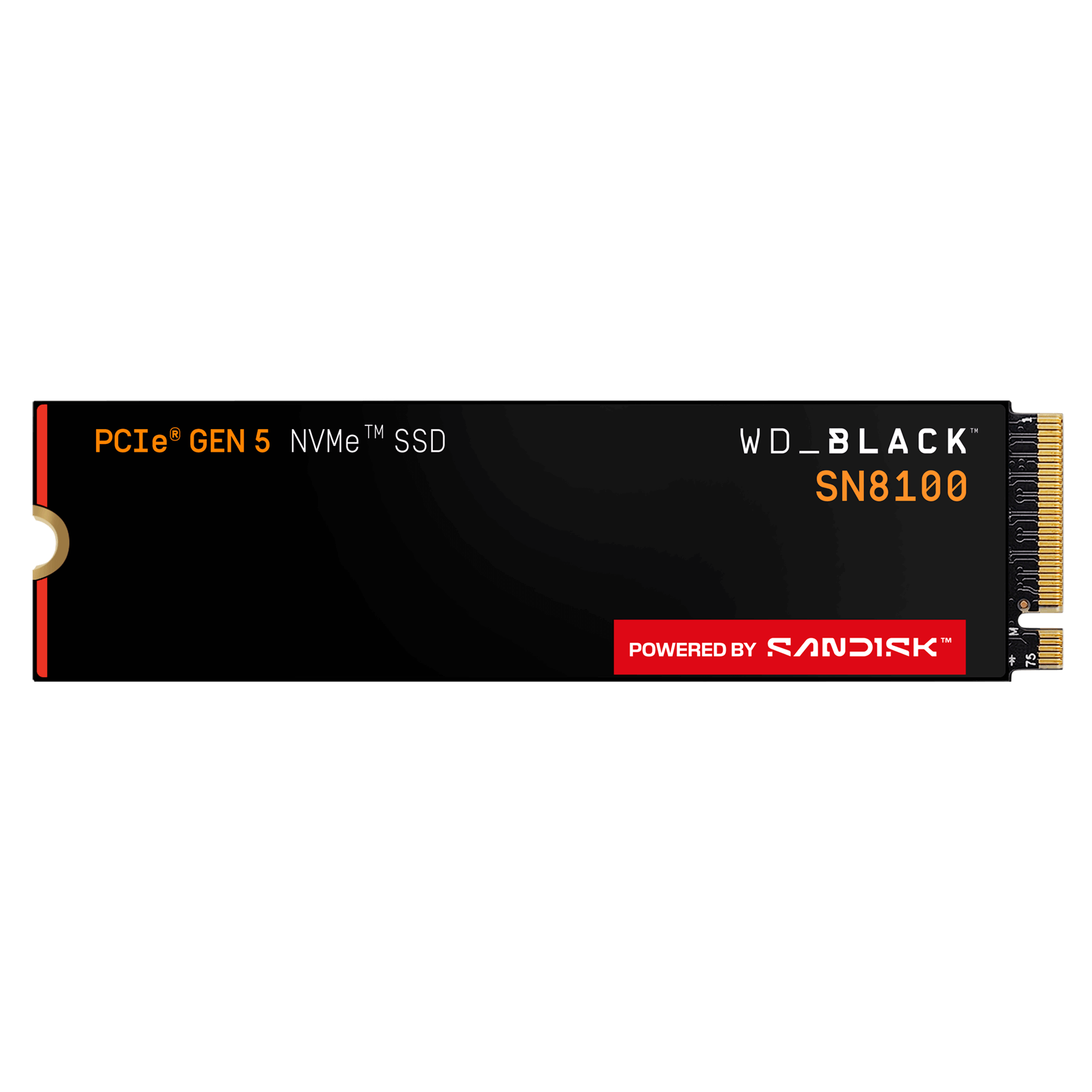 SanDisk 1TB WD Black SN8100 M.2 2280 PCI-e 5.0 NVMe 2.0 SSD disk