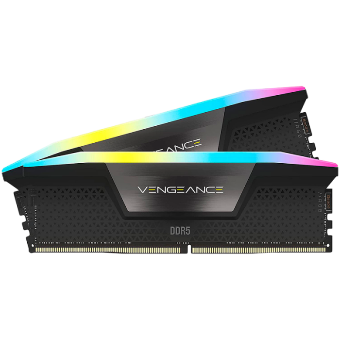 CORSAIR Vengeance RGB Grey DDR5 64GB (2x32GB) 6000MHz CL40 EXPO/XMP UDIMM pomnilnik